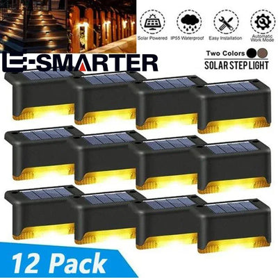 Lampes Solaires de Marche et Escalier à Clipser, Étanche IP55, Lot Modulable