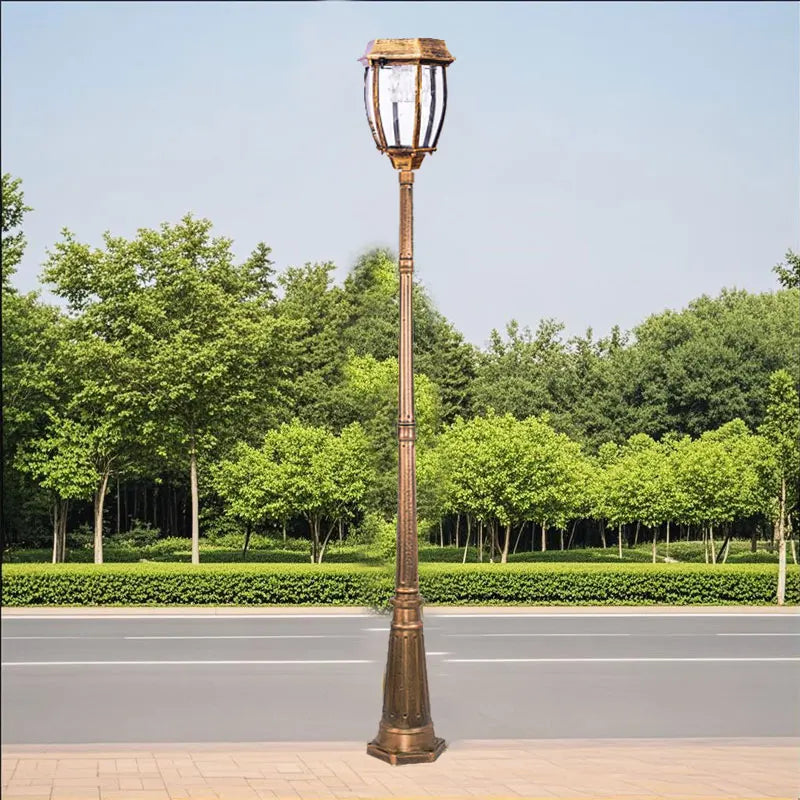 Réverbère Solaire Extérieur LED Étanche – éclairage LED allumé de nuit