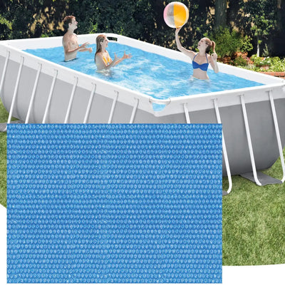 Bâche à Bulles Solaire Rectangulaire Chauffante pour Piscine