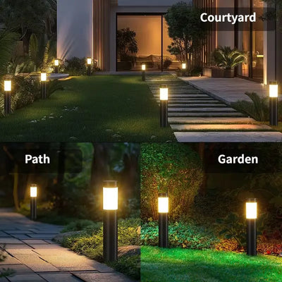 Borne Solaire Extérieur IP65 Jardin Pièce ou Lot de 2