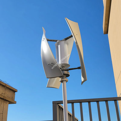 Éolienne Verticale 10 kW Hors Réseau MPPT Hybride 12V 48V