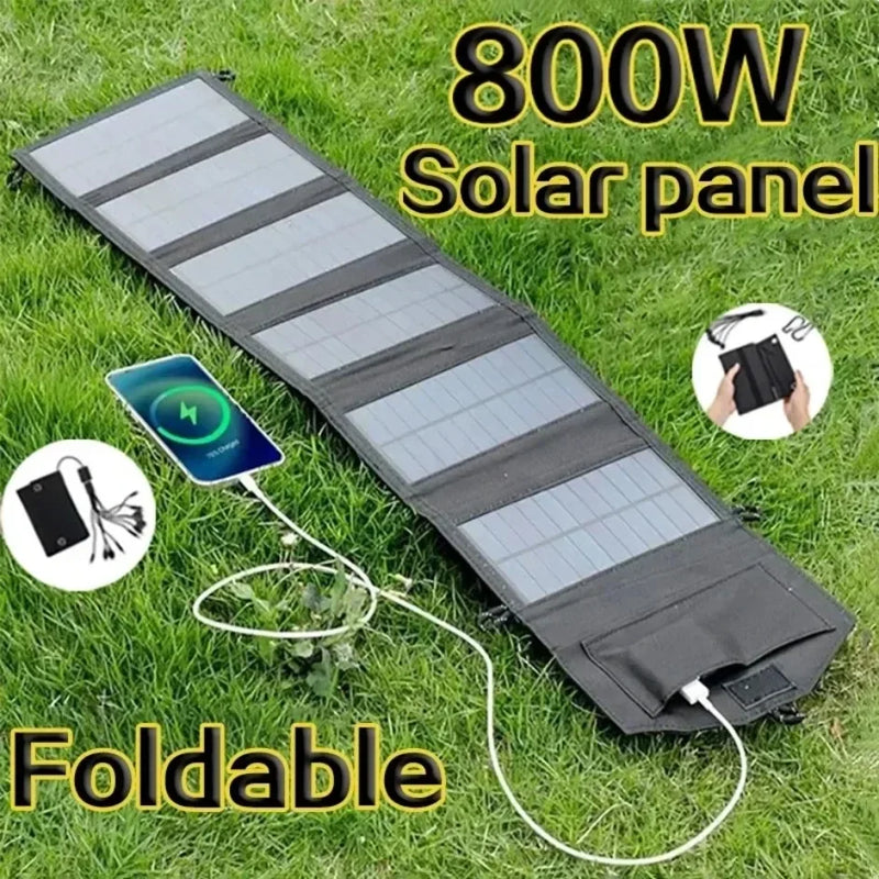 Panneau Solaire Pliable 800W Portable 6 Plis