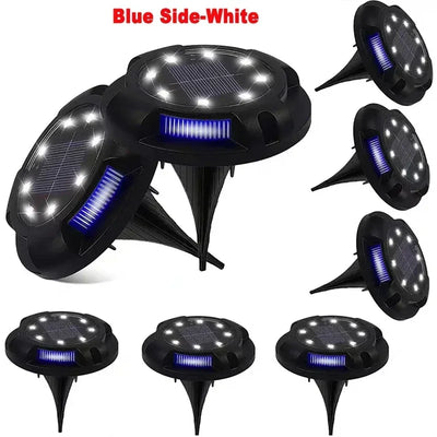 Spot Solaire Encastrable 12 LED Étanche IP65 Jardin Allée
