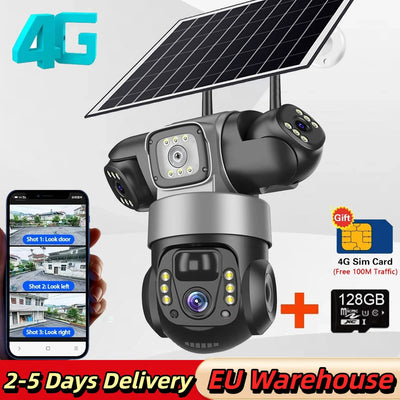 Caméra Solaire Surveillance Extérieure 4G Wifi - vue 11