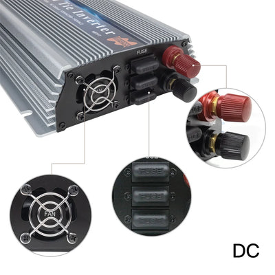Micro-Onduleur Solaire 1000-1400W Onde Pure