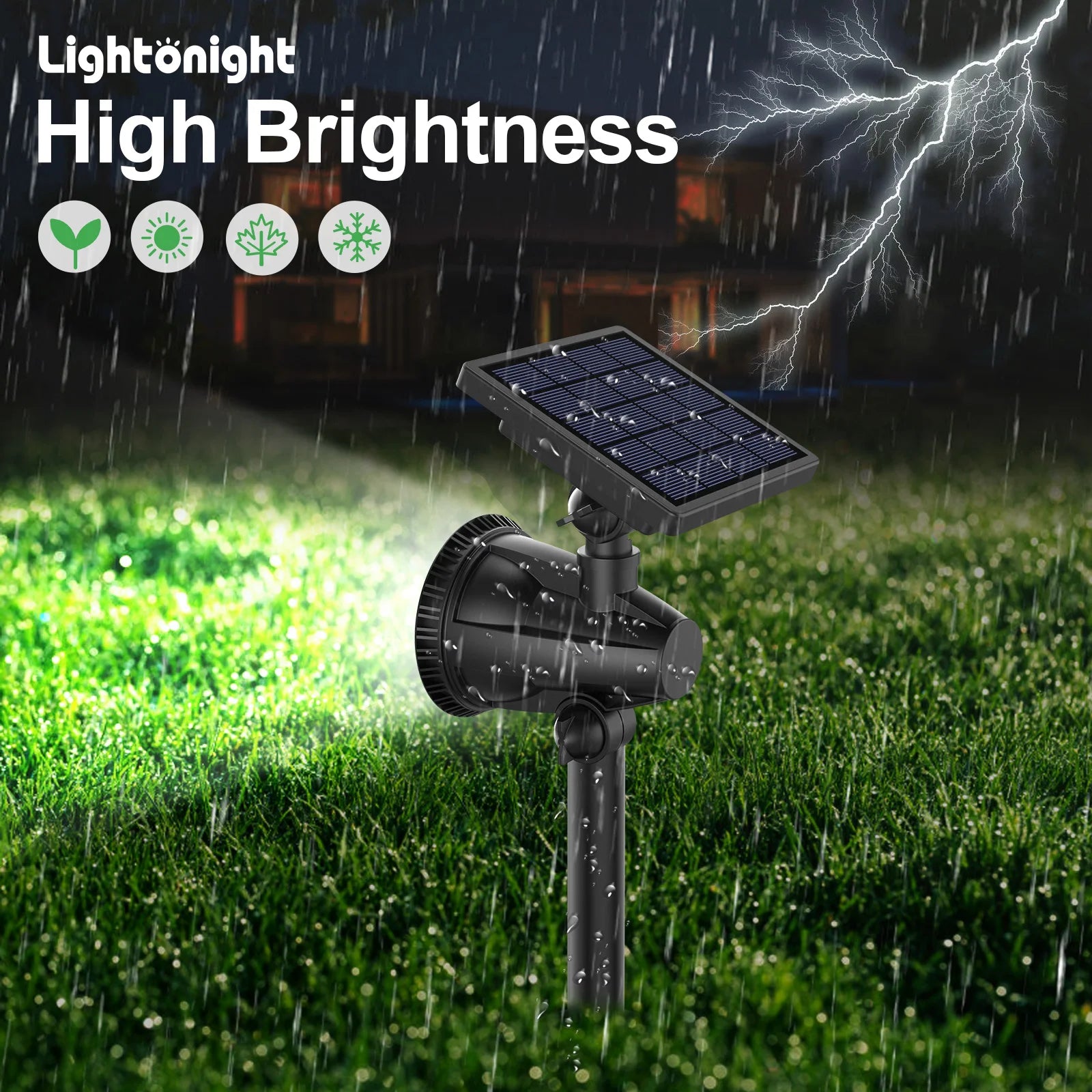 Projecteur Solaire LED Extérieur Étanche