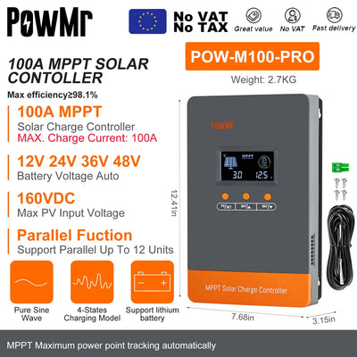 Régulateur de Charge Solaire MPPT PWM - vue 16