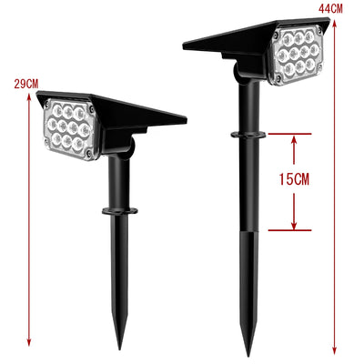 Projecteur Solaire Réglable IP65 Applique Murale Jardin