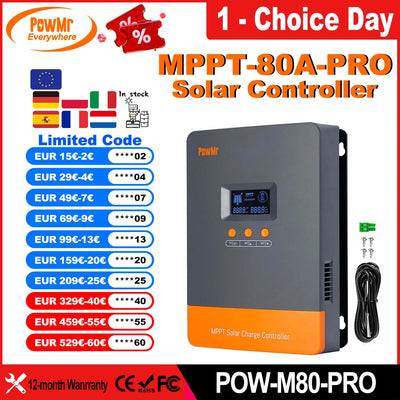 Régulateur de Charge Solaire MPPT 80A
