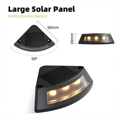 Spot Solaire Encastrable Escalier LED IP65 Étanche Extérieur