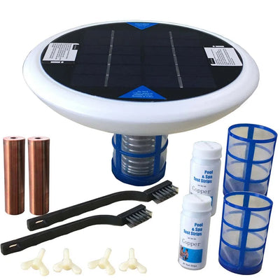 Purificateur Ioniseur Solaire Piscine Anti-Algues Eau Claire