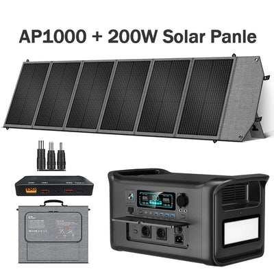 Station d'Énergie Solaire 1800W 1024Wh Onduleur - vue 9