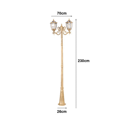 Dimensions du lampadaire solaire extérieur style européen