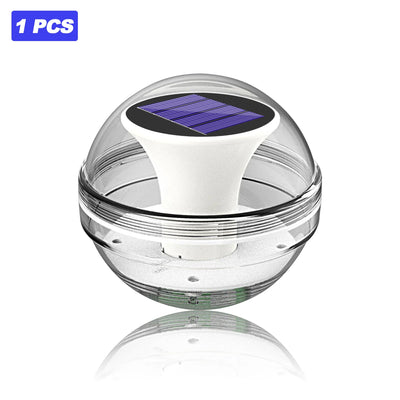 Lampe LED Solaire Flottante RVB IP65 Décoration Piscine Jacuzzi