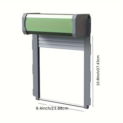 Porte Automatique de Poulailler Solaire Rideau Vert Commande Sans Fil