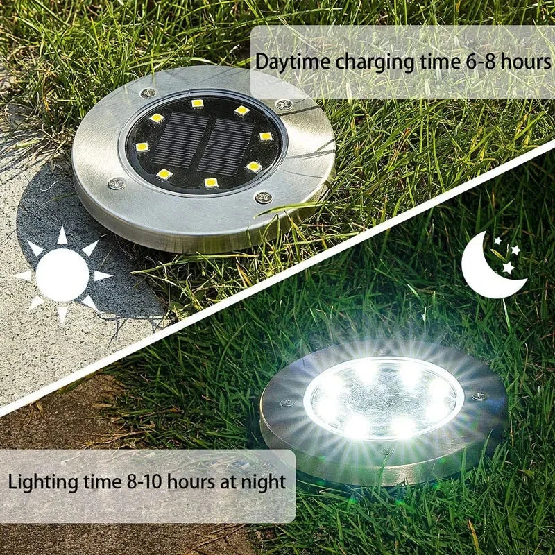 Spot solaire extérieur LED étanche pour jardin