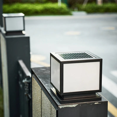 Lampe Solaire de Pilier Portail Étanche IP65