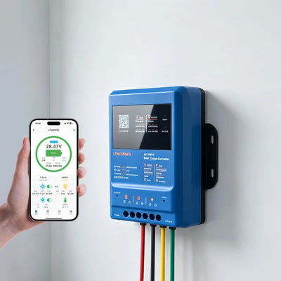 Régulateur de Charge Solaire MPPT 30A 40A 12V à 48V