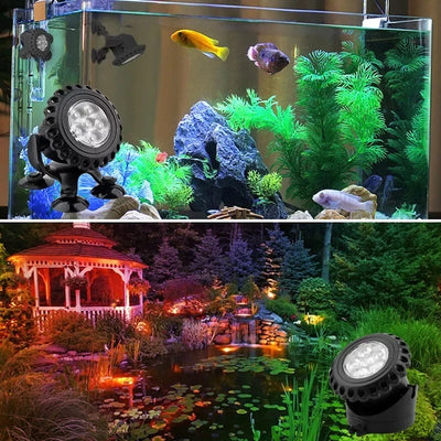 Spot Solaire Bassin Submersible RGB Étanche IP68