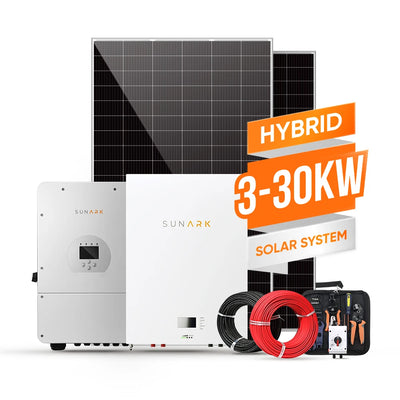 Kit Solaire Hybride Tout-en-Un 5 à 100 kW Maison et Commerce