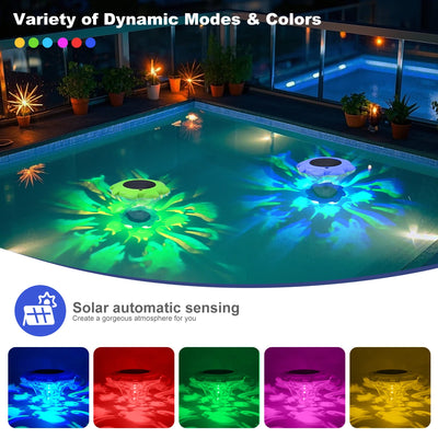Lampe Solaire Flottante LED Piscine et Bassin Multicolore