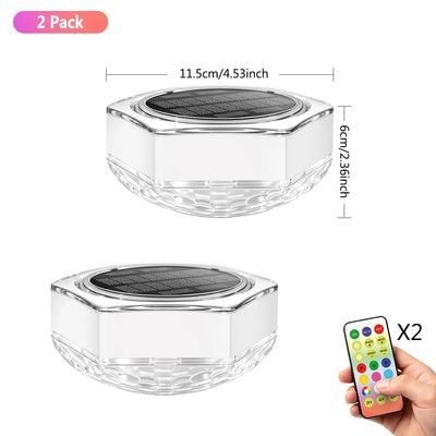 Lampe Solaire Flottante pour Piscine LED avec Télécommande