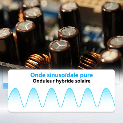 Onduleur Solaire Hybride 6,2 kW 48V 120A