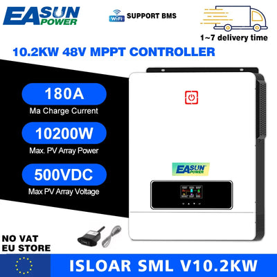 Onduleur Solaire Hybride 10,2 kW 48V Wi-Fi