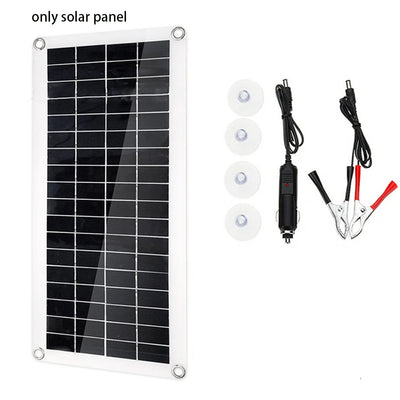 Kit Panneau Solaire 30W avec Régulateur et Sortie USB