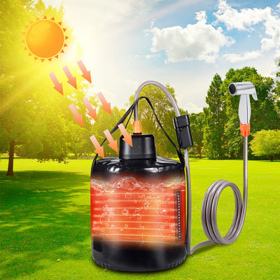 Douche Solaire de Camping 20L à Pompe