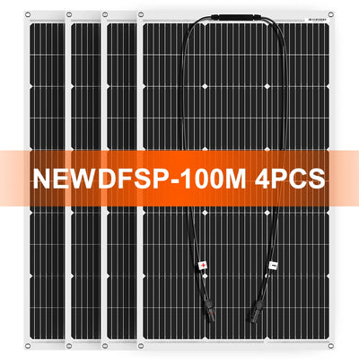 Panneau Solaire Flexible DOKIO 100W 200W 400W Monocristallin