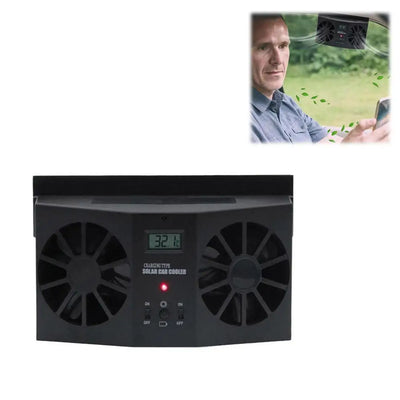 Ventilateur Solaire de Vitre Évacuation de Chaleur