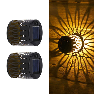 Lampe Murale Solaire Projecteur Étanche Jardin Terrasse Allée