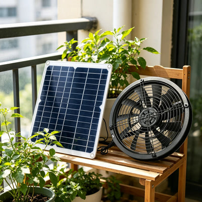 Extracteur Solaire d'Air pour Chenil, Basse-Cour et Serre