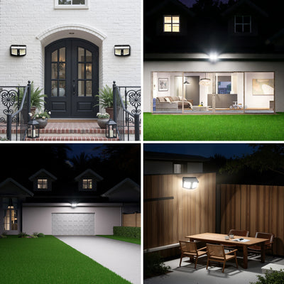 Lampadaire Solaire Détecteur Radar 3 Couleurs Dimmable IP65