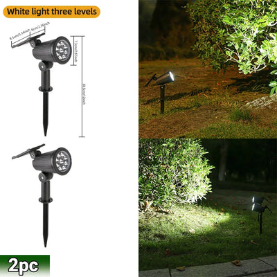 Spot Solaire 9 LED IP65 RGB Luminosité Réglable