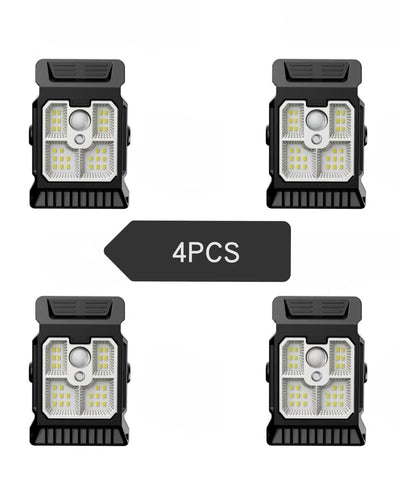 Applique Solaire Murale LED Détection Intelligente Jardin