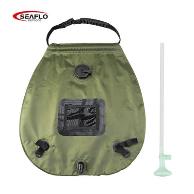 Sac de Douche Solaire 20 L Vert Kaki PVC