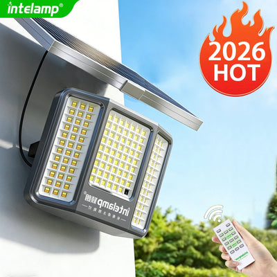 Lampe Solaire Extérieure 40000mAh 3 Couleurs Applique Murale IP65