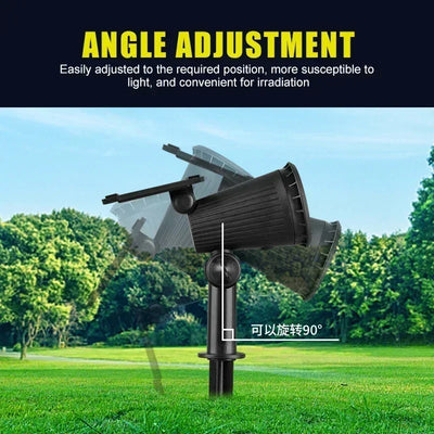 Projecteur Solaire Extérieur 9 LED Orientable à Piquet IP65