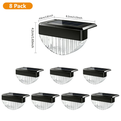 Lampe Solaire Extérieur Terrasse et Escalier - Lot de 8 ou 16