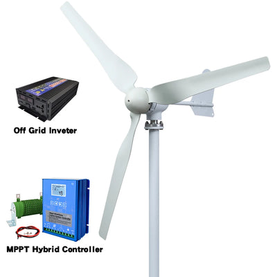 Générateur Éolien Horizontal SMARAAD 4000W 3 Pales