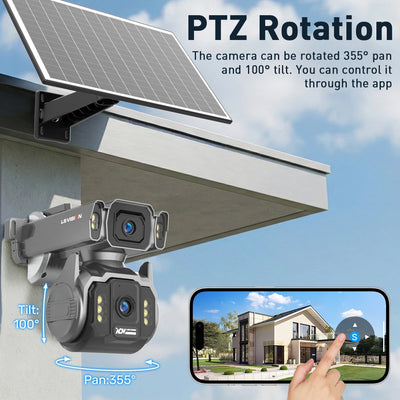 Caméra de Surveillance Solaire 8MP 4G AOV - vue 3