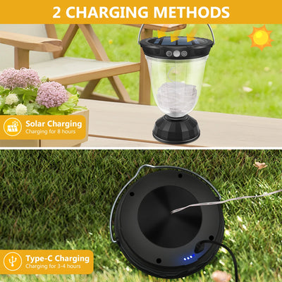 Guirlande Solaire 10M LED 10 Modes IP65 Étanche Jardin Patio