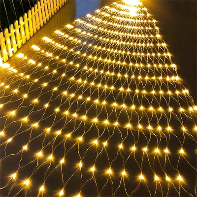 Filet Lumineux Solaire LED 3x2 m et 6x4 m Noël