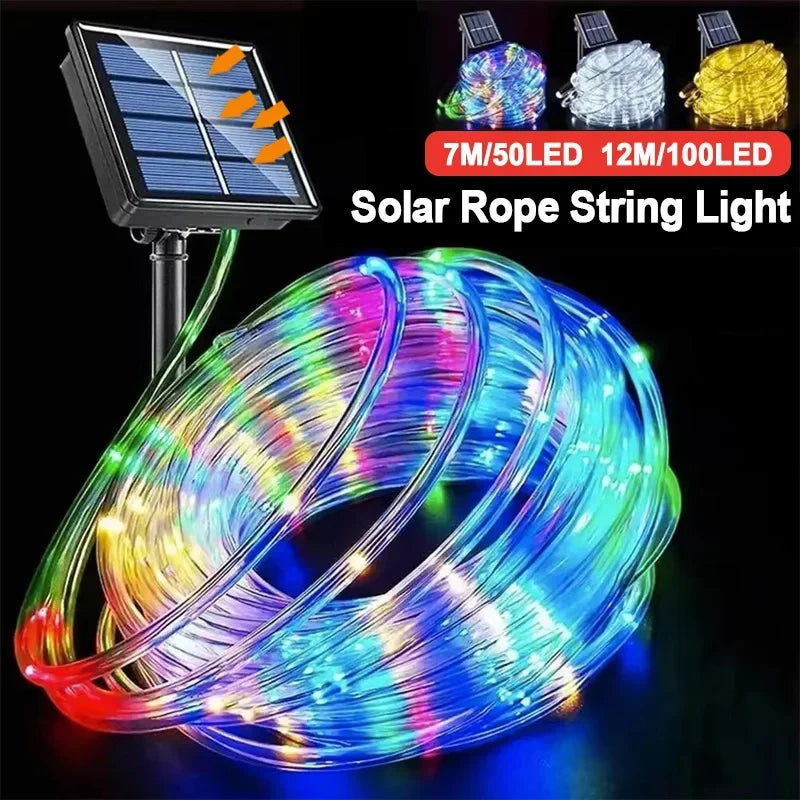 Guirlande Solaire Extérieure LED Corde Lumineuse