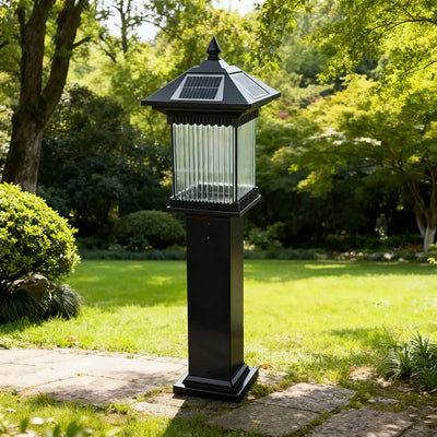 Lampe Solaire de Pilier Extérieure Décorative