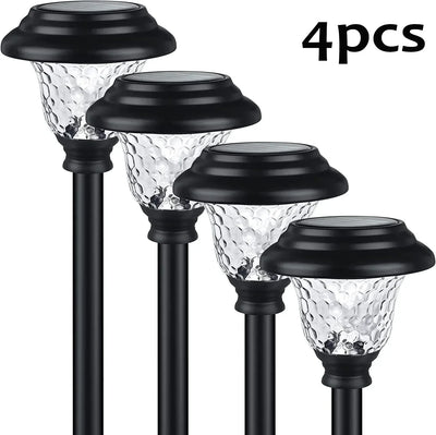 Piquets Solaires Jardin Lot Jusqu'à 12 Pièces Haute Luminosité
