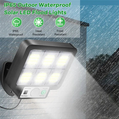 Applique Solaire LED Fendue Capteur Mouvement Extérieure Étanche Jardin