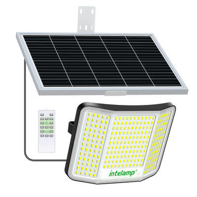 Projecteur Solaire 4000LM Détecteur Mouvement Télécommande